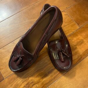 G.H.BASS Women’s Loafers Washington Burgundy Size 6.5